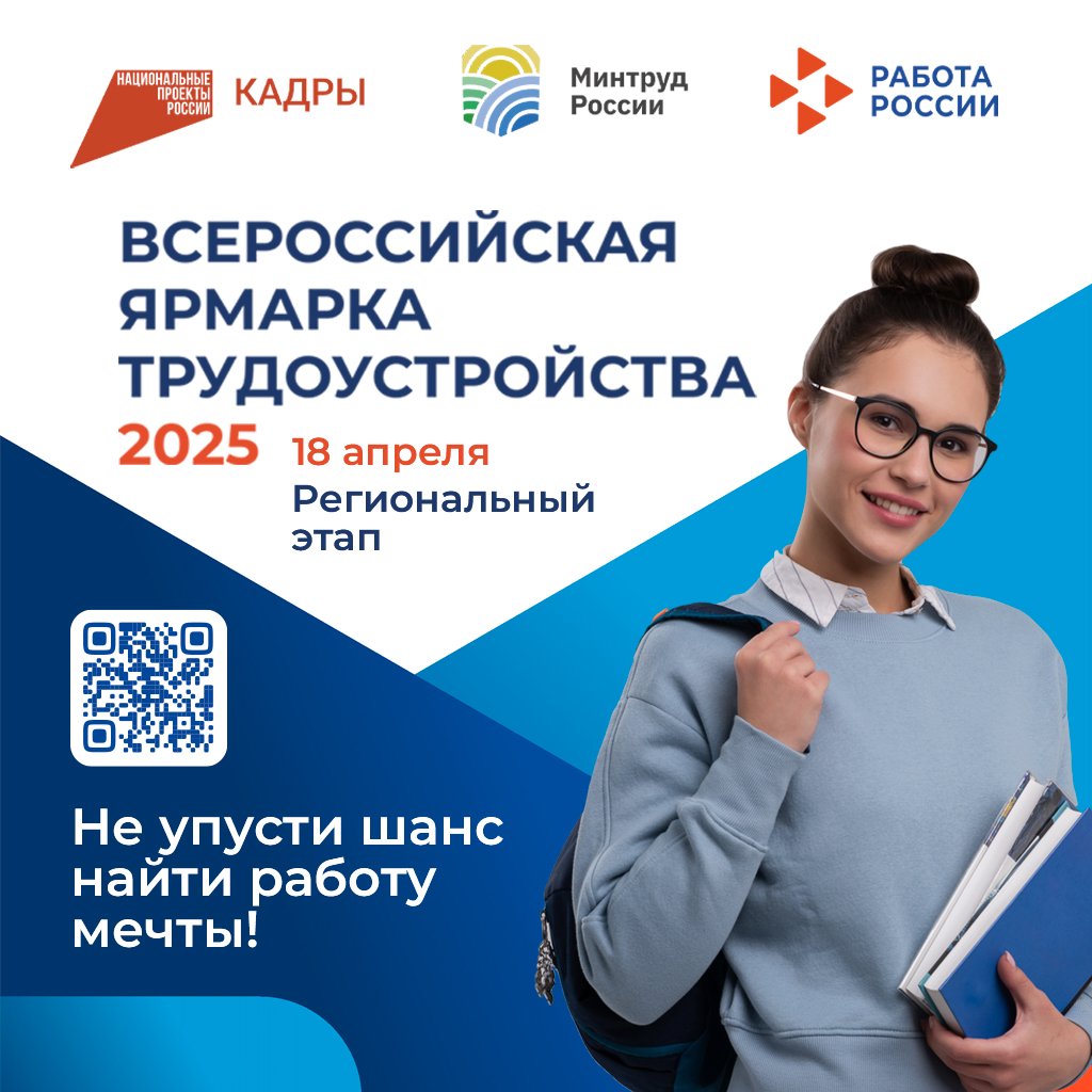 Всероссийская ярмарка трудоустройства «Работа России. Время возможностей»